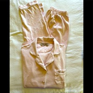 My Dream Pajama Set w Embroidered Cuff